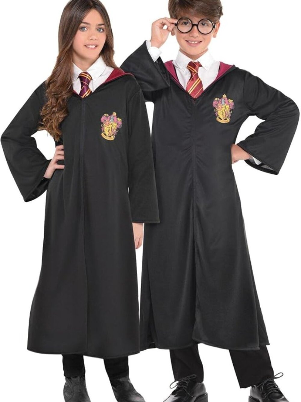 Harry Potter Gryffindor Costume Cloak & Tie - Kids L/XL,Up to Size 16 NEW